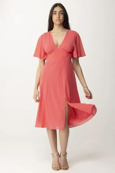 Abito longuette con gioiello sul retro HyBrid Rose