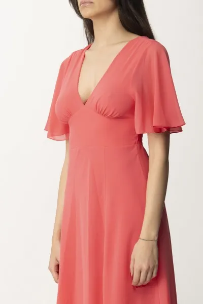 Abito longuette con gioiello sul retro HyBrid Rose