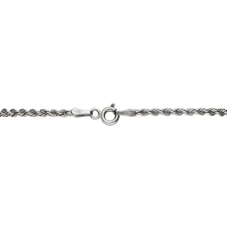 Bracciale Catena Colette Oro Bianco 375/1000 Maglia Corda 16 cm 1416635
