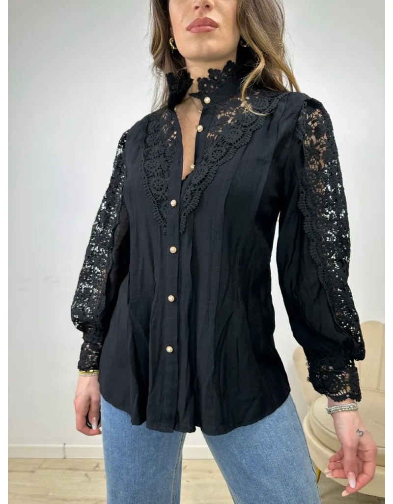 CAMICIA SIMON NERA