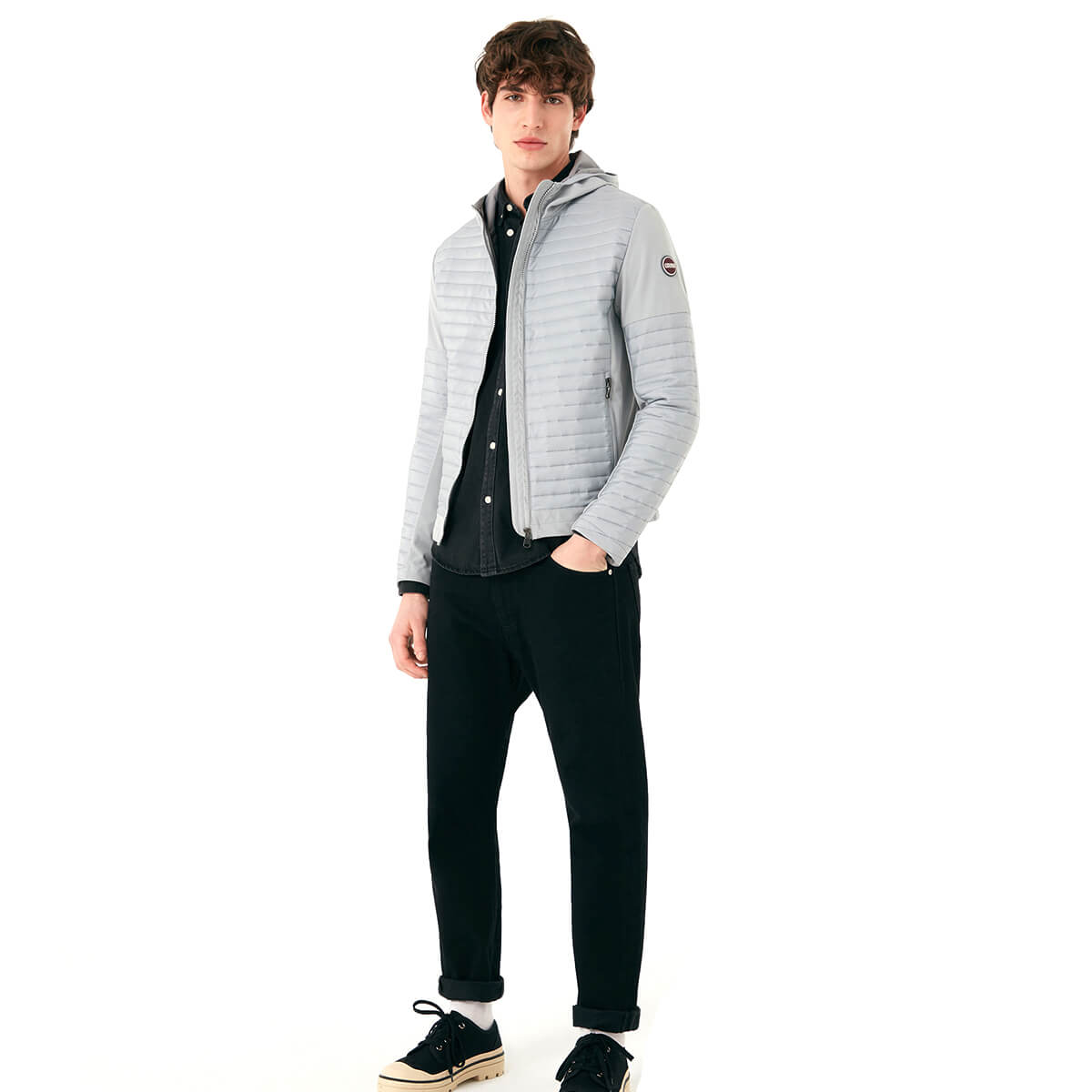 Colmar Originals giacca leggera uomo grigio acciaio