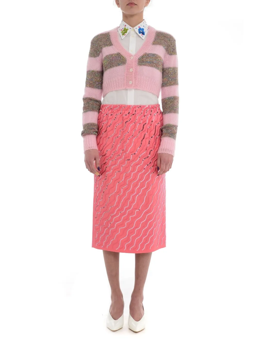 Gonna con pailettes Marni PE23 | Chirulli.com