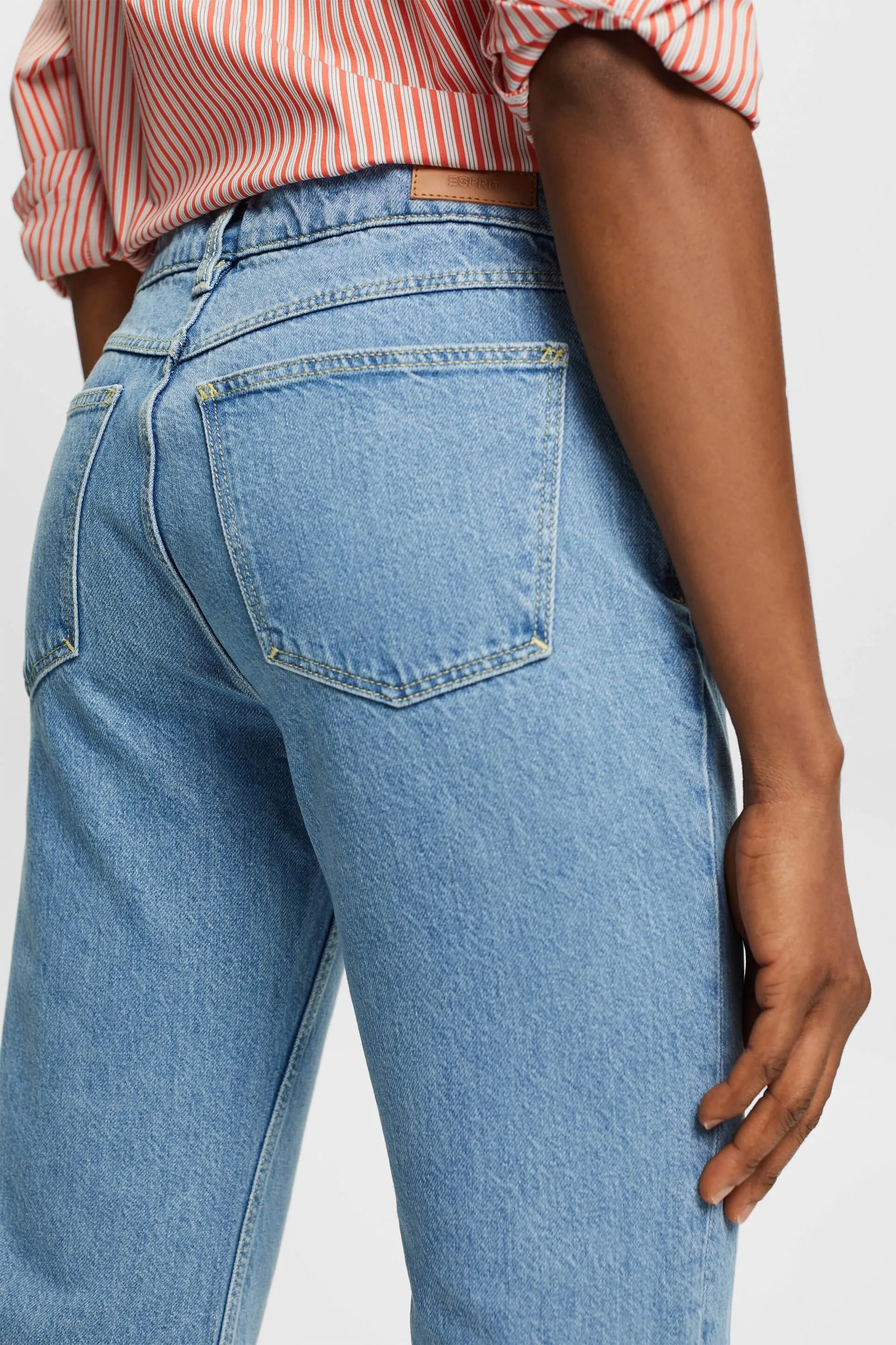 Jeans cropped a fantasia, 100% cotone
