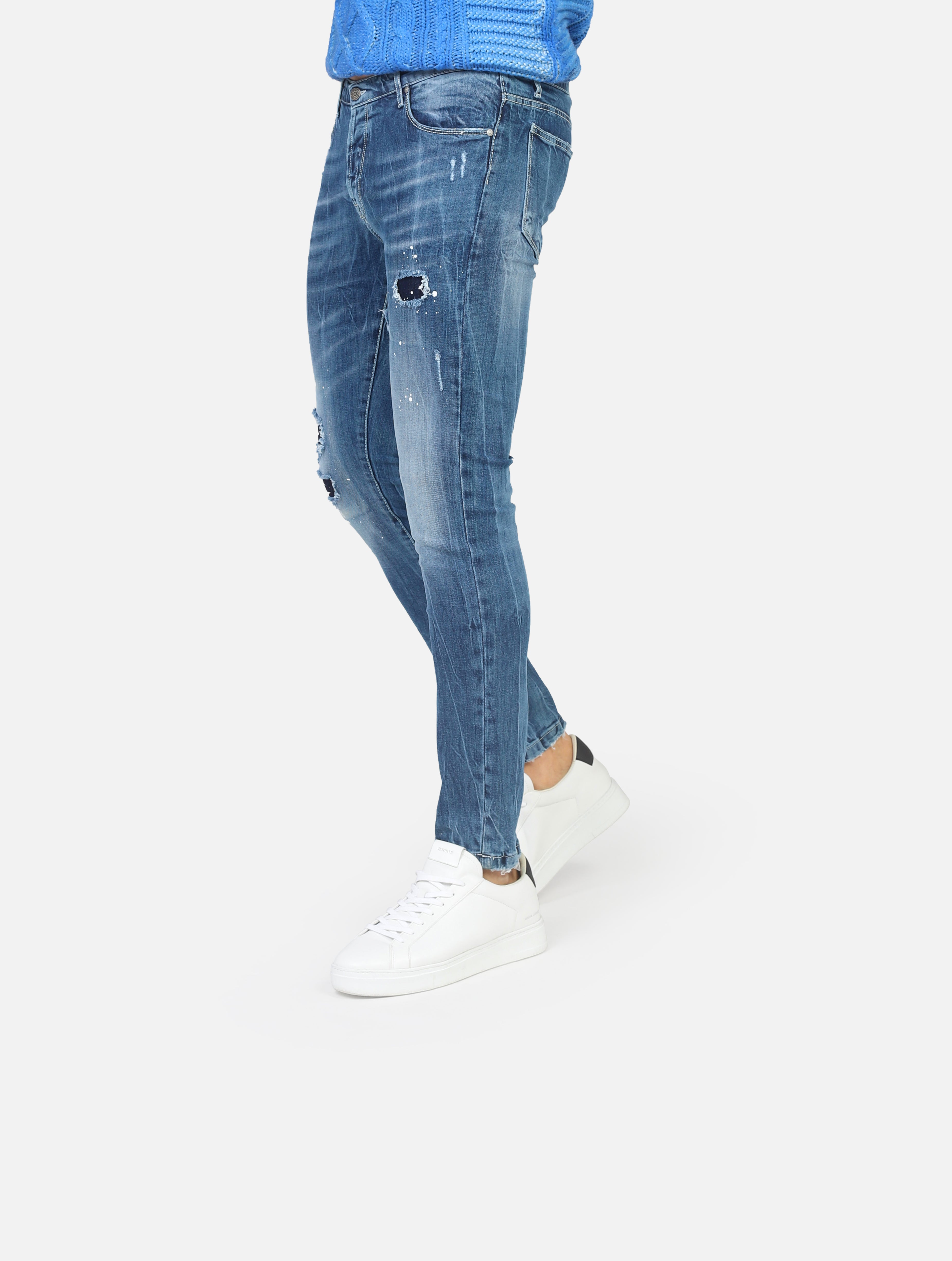 jeans DANIELE ALESSANDRINI - PV1004T1204307RAVENNADENIM
