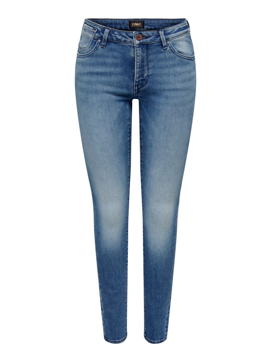 JEANS Donna ONLY 15283581 CARMEN MEDIUM BLUE DENIM