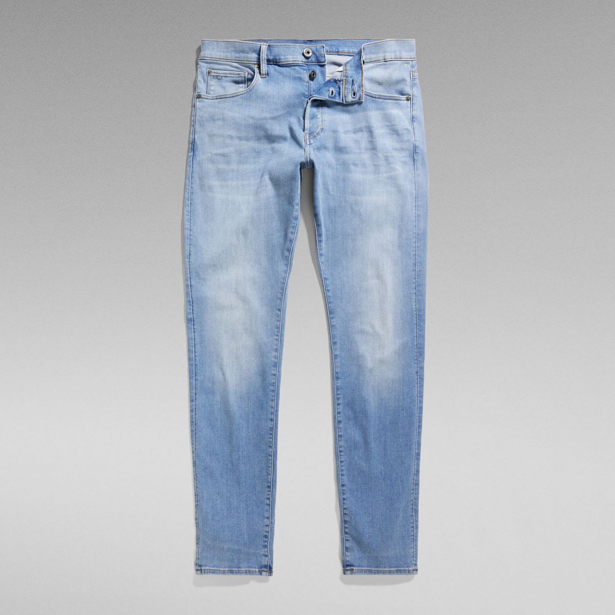 JEANS Uomo G-STAR 51001 8968 8436 - 3301 SLIM LT INDIGO AGED