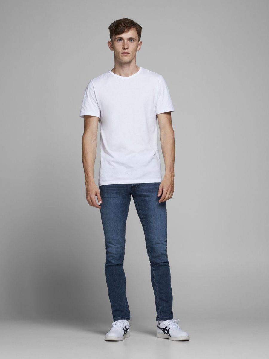 JEANS Uomo JACK&JONES 12173407 GLEEN BLUE DENIM