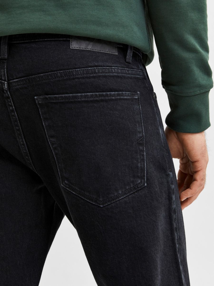 JEANS Uomo SELECTED 16080475 DENIM BLACK
