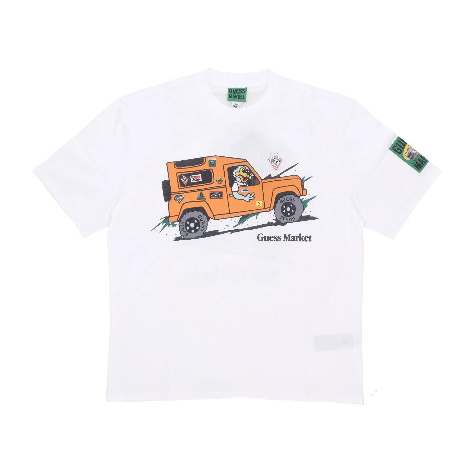 Maglietta Uomo Go Market Rover Tee X Market Pure White