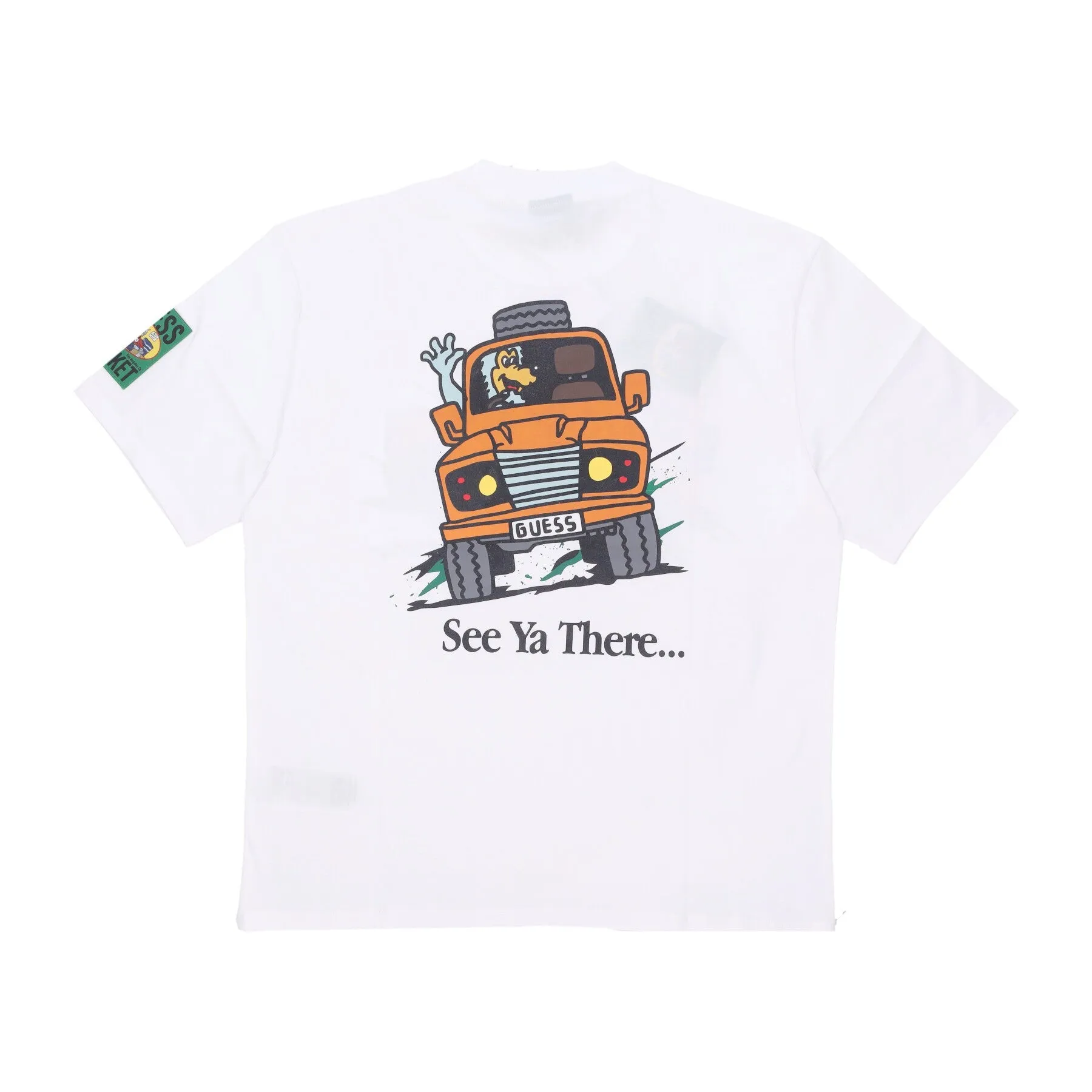 Maglietta Uomo Go Market Rover Tee X Market Pure White