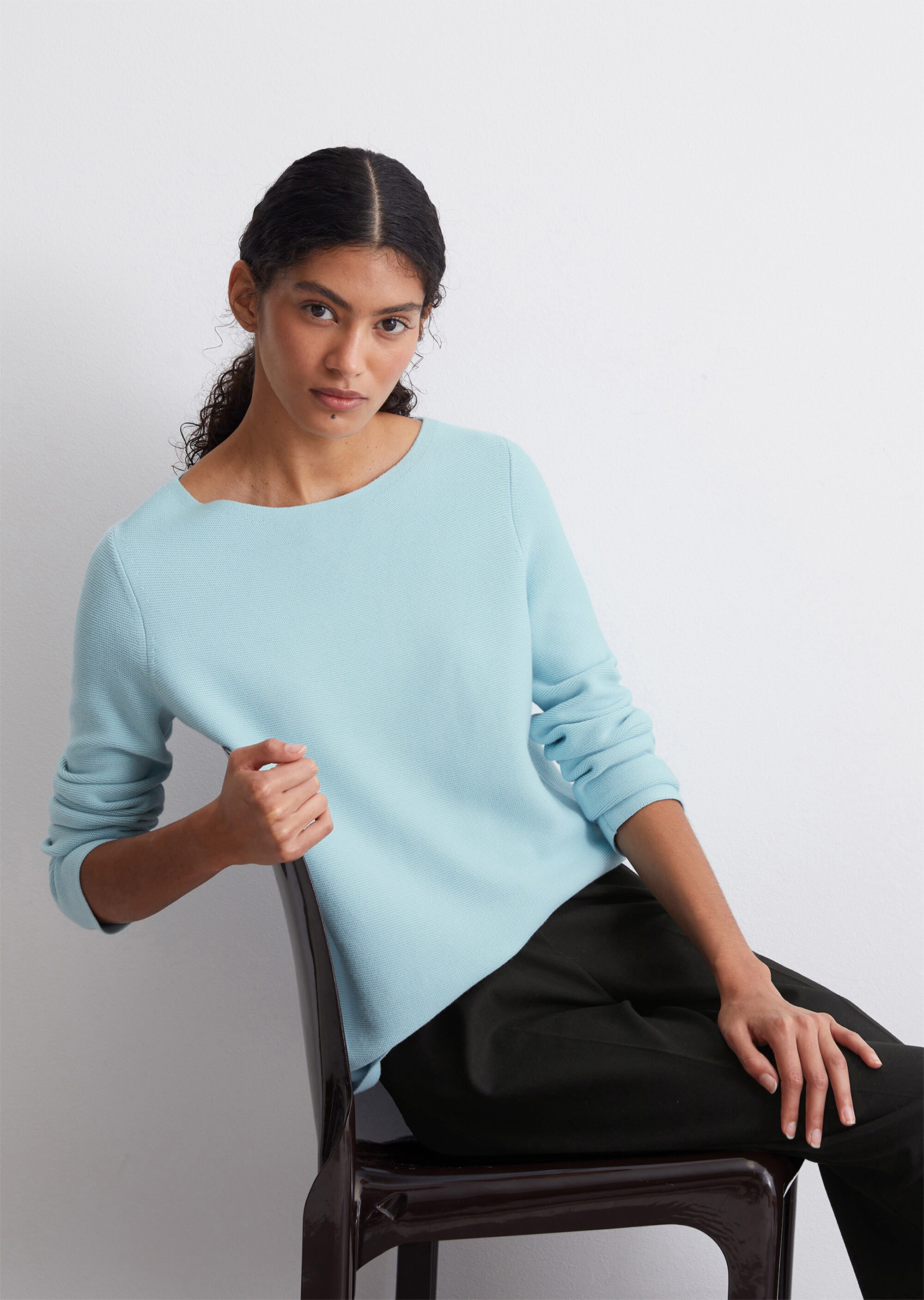 Maglione sottile in cotone biologico