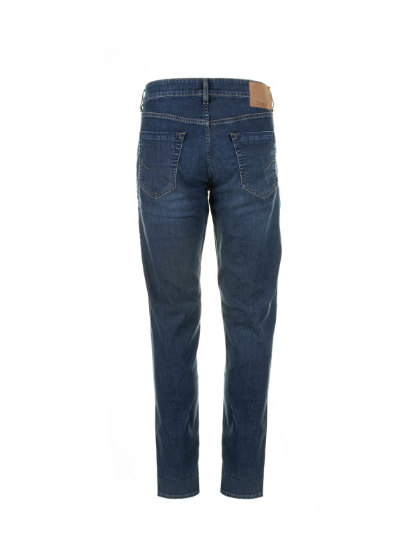 Men's chino jeans in blue denim