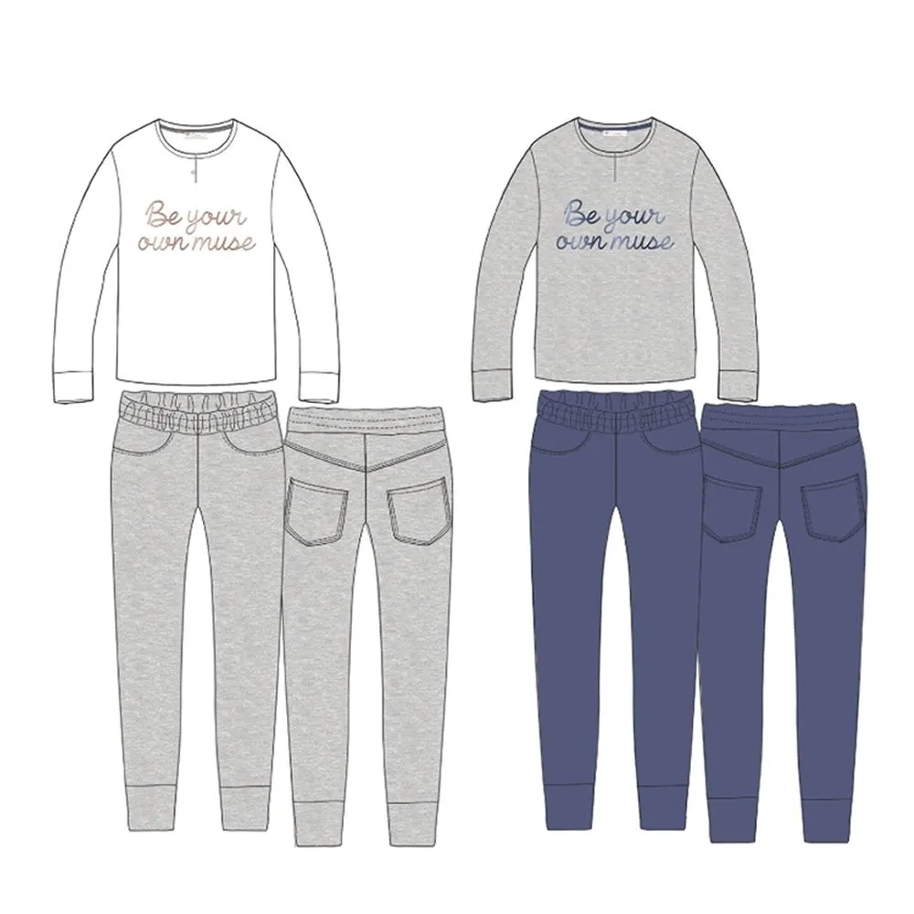 pigiama da donna ep5106 serafino enrico coveri homewear 