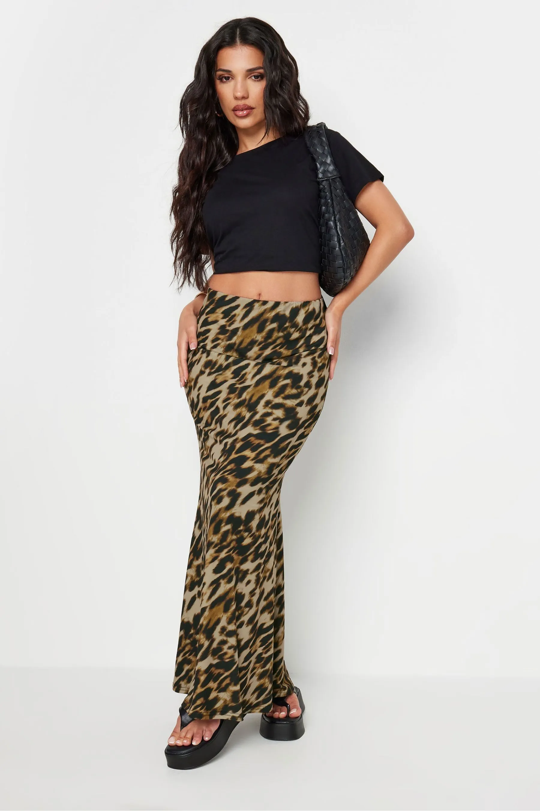 PixieGirl Petite - Gonna maxi con Stampa maculata