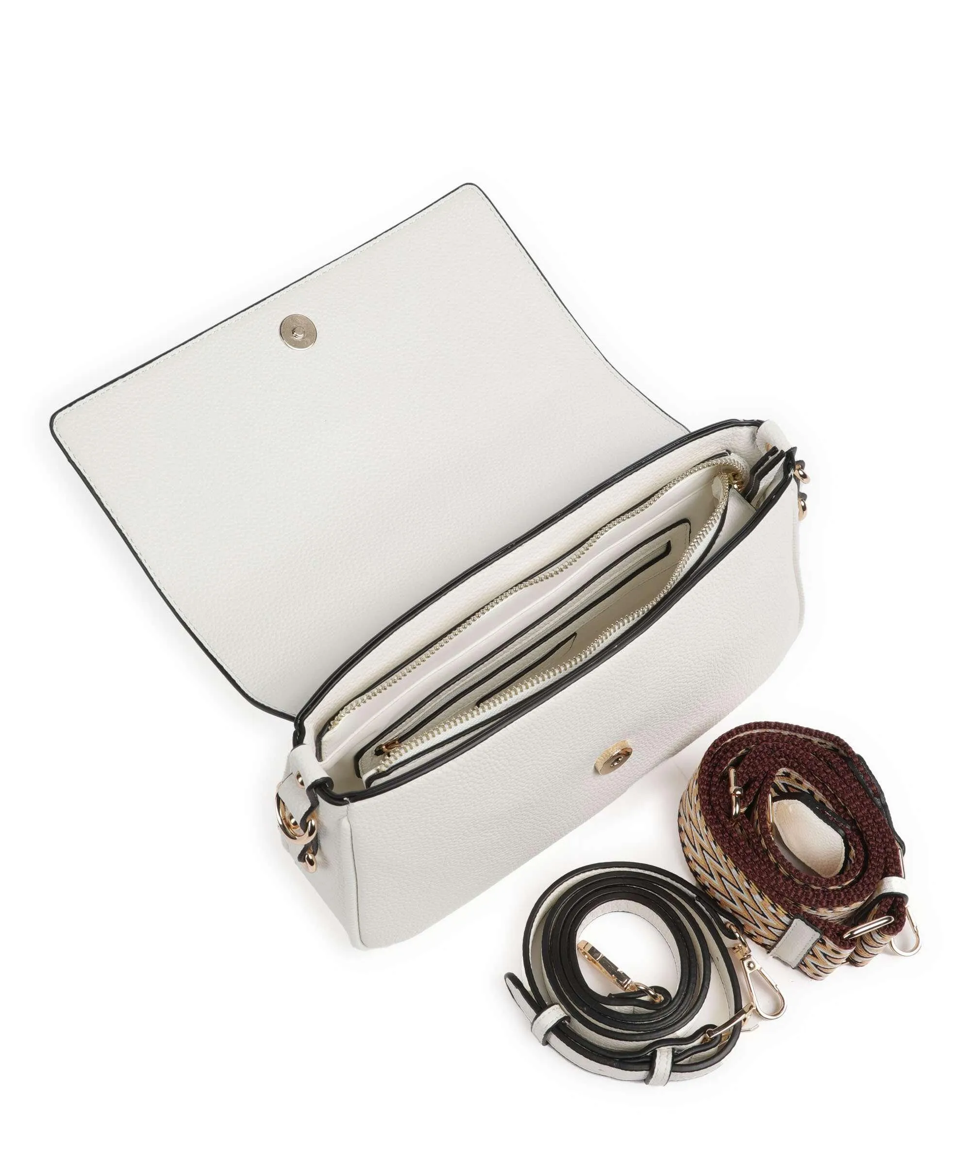  Valentino Bags Katong Borsa a spalla pelle sintetica bianco  
